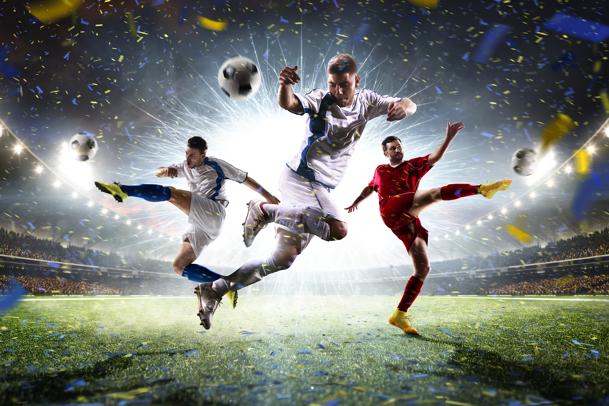 九州娱乐-包含热烈足球比赛现场激情高涨，球员技术精湛的词条